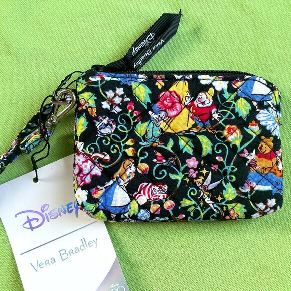 VERA BRADLEY X DISNEY Handbags - VERA BRADLEY DISNEY CLIP & ZIP MINI POUCH WRISTLET :NWT DISNEY CLASSICS SWIRL